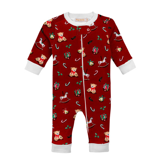 Joyful Christmas Zipped Coverall