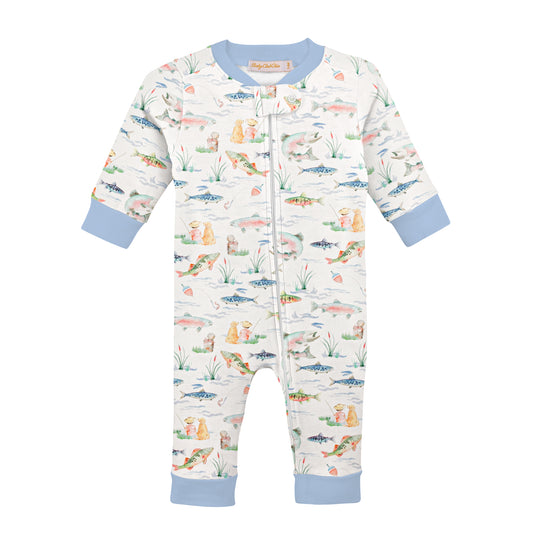 Gone Fishing Zipped Coverall