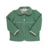 Carlyle Quilted Coat | Gallatin Green With Brass Buttons