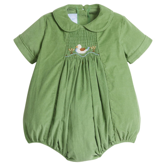 Chest Smocked Bubble | Mallard