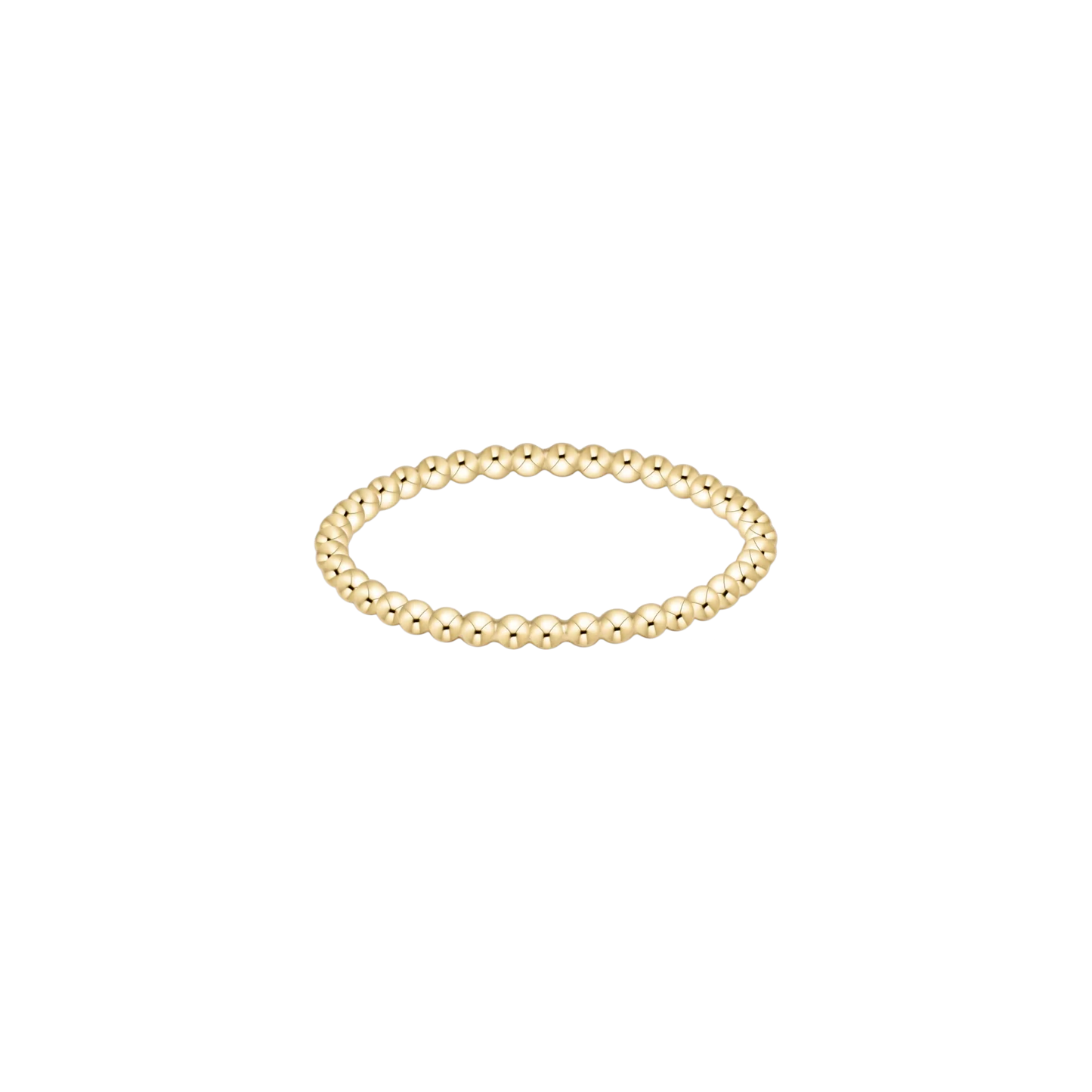 Classic Gold 1.5mm Bead Ring