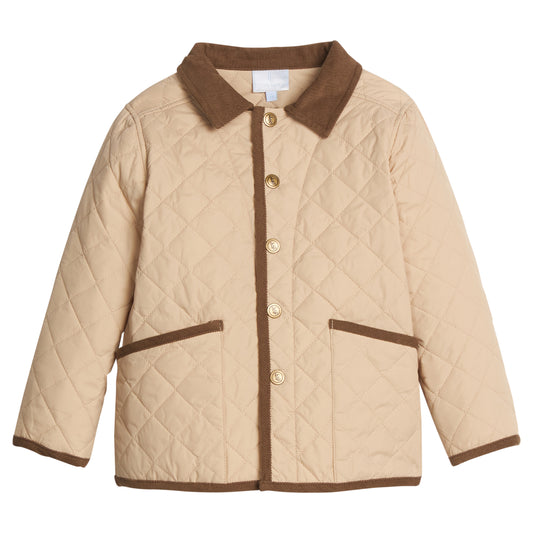 Classic Quilted Jacket | Khaki