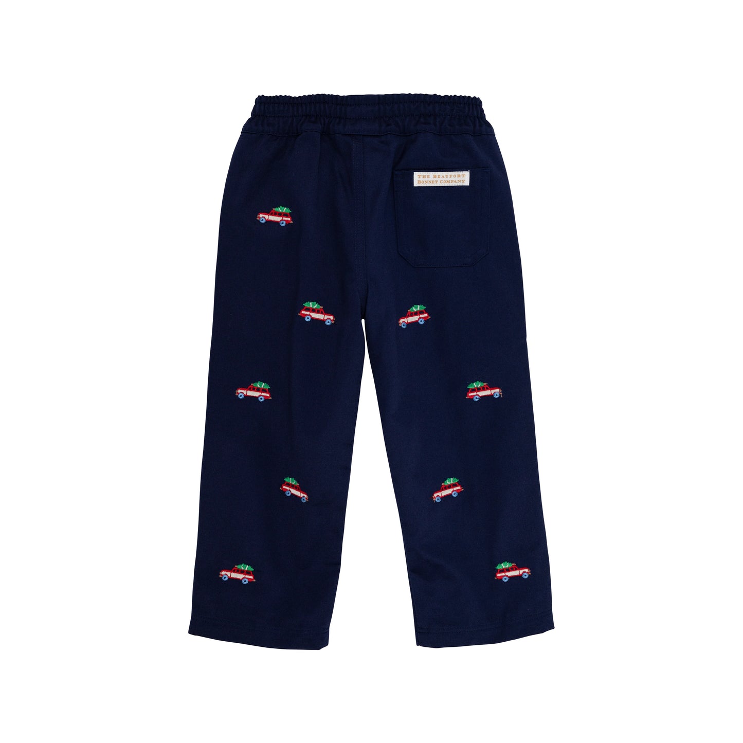 Critter Sheffield Pants (Twill) | Nantucket Navy with Woody Jeeps Embroidery