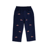 Critter Sheffield Pants (Twill) | Nantucket Navy with Woody Jeeps Embroidery