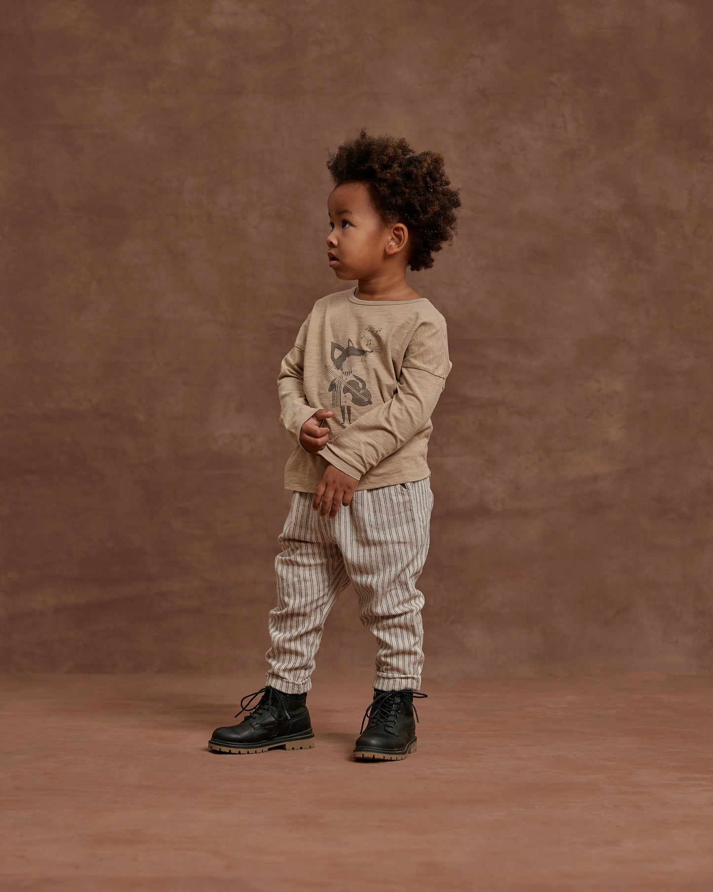 Ethan Trouser - Black Pinstripe