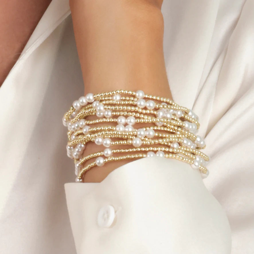 Hope Unwritten 4mm Bracelet | Pearl