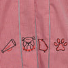 Bulldog 4 Logos Bloomer Set | Red/Black