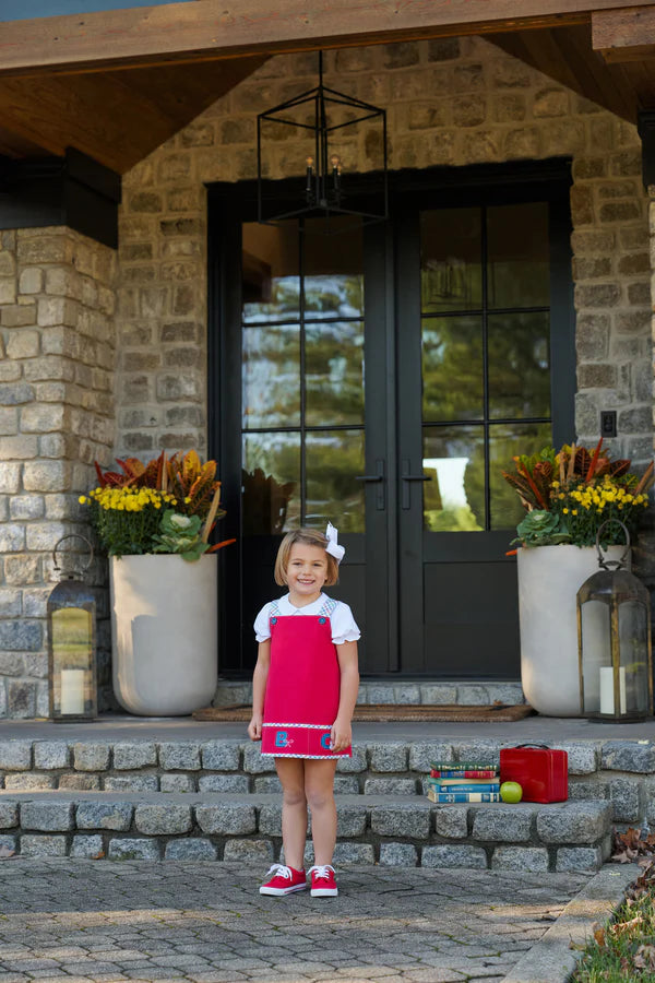 Jillian Jumper Set | Windowpane & ABC Applique