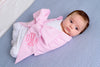 Bow Swaddle | Pink Greenbrier Gingham