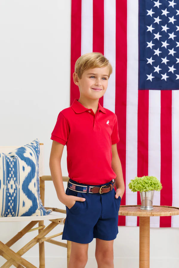 Prim & Proper Polo | Richmond Red / Worth Avenue White