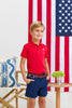 Prim & Proper Polo | Richmond Red / Worth Avenue White