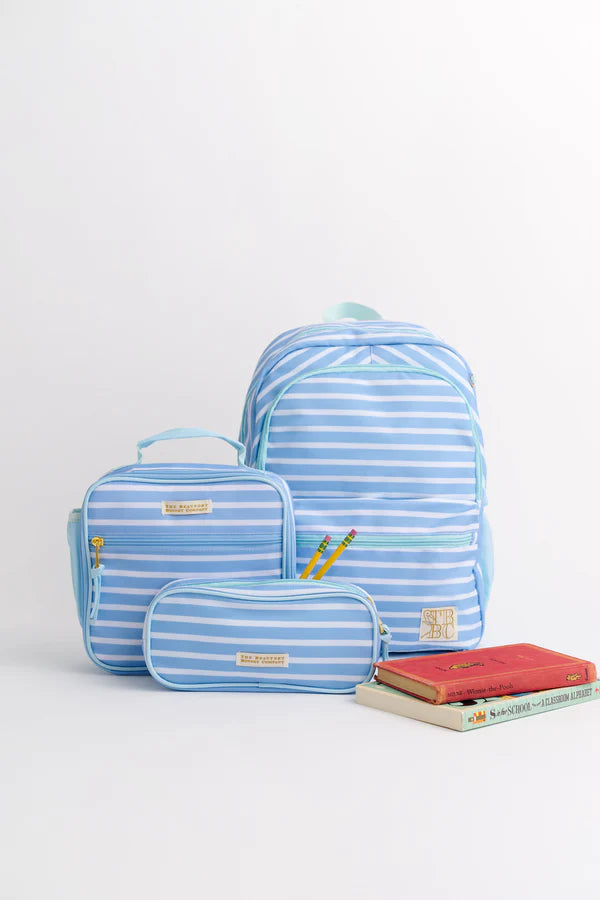 Don't Forget Your Backpack Backpack | Sarasota Sky Stripe with Sea Island Seafoam