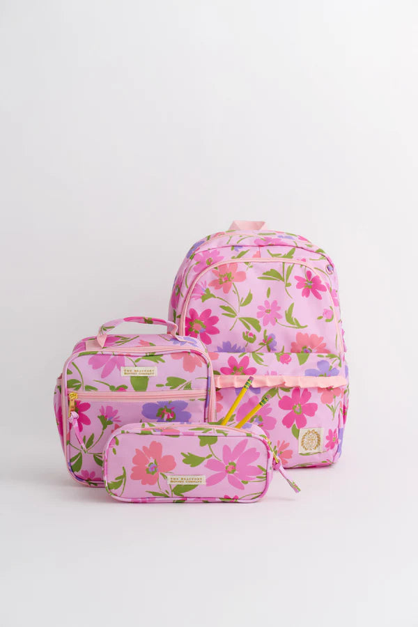 Leighton Lunch Box | Grand Cayman Gardens with Palm Beach Pink