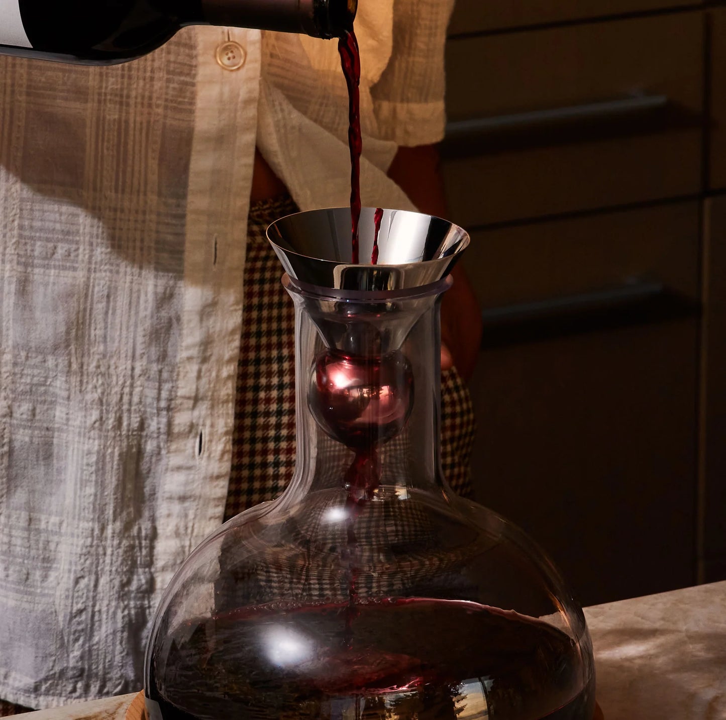 Holcomb Studio | Birdie Hand Blown Glass Wine Decanter