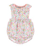 Sissy Ruffle Floral Bubble | Coral Print
