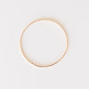 Eloise | Hammered Bangle 7 1/4" Plated 18k Gold