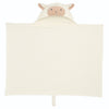 Hooded Bath Wrap | Cream Lambie