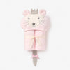 Hooded Bath Wrap | Pink Mouse