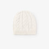 Horseshoe Cable Hat | Whisper White
