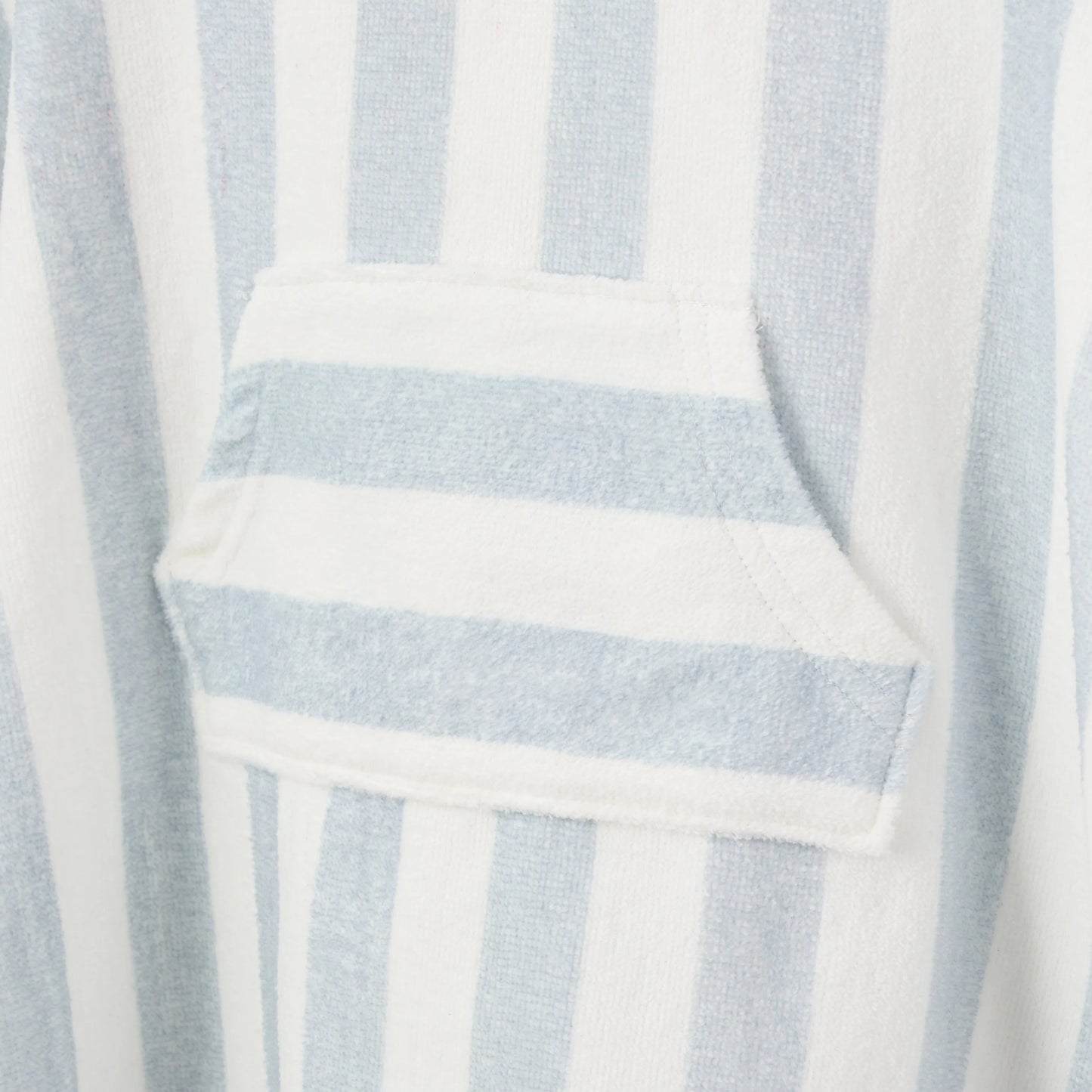Beach Poncho Coverup | Pale Blue Stripe | One Size