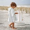 Beach Poncho Coverup | Pale Blue Stripe | One Size