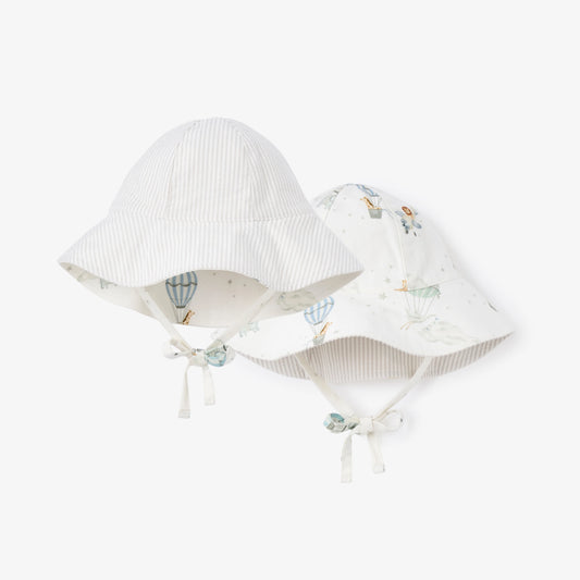 Up & Away/Seersucker Reversible Sunhat