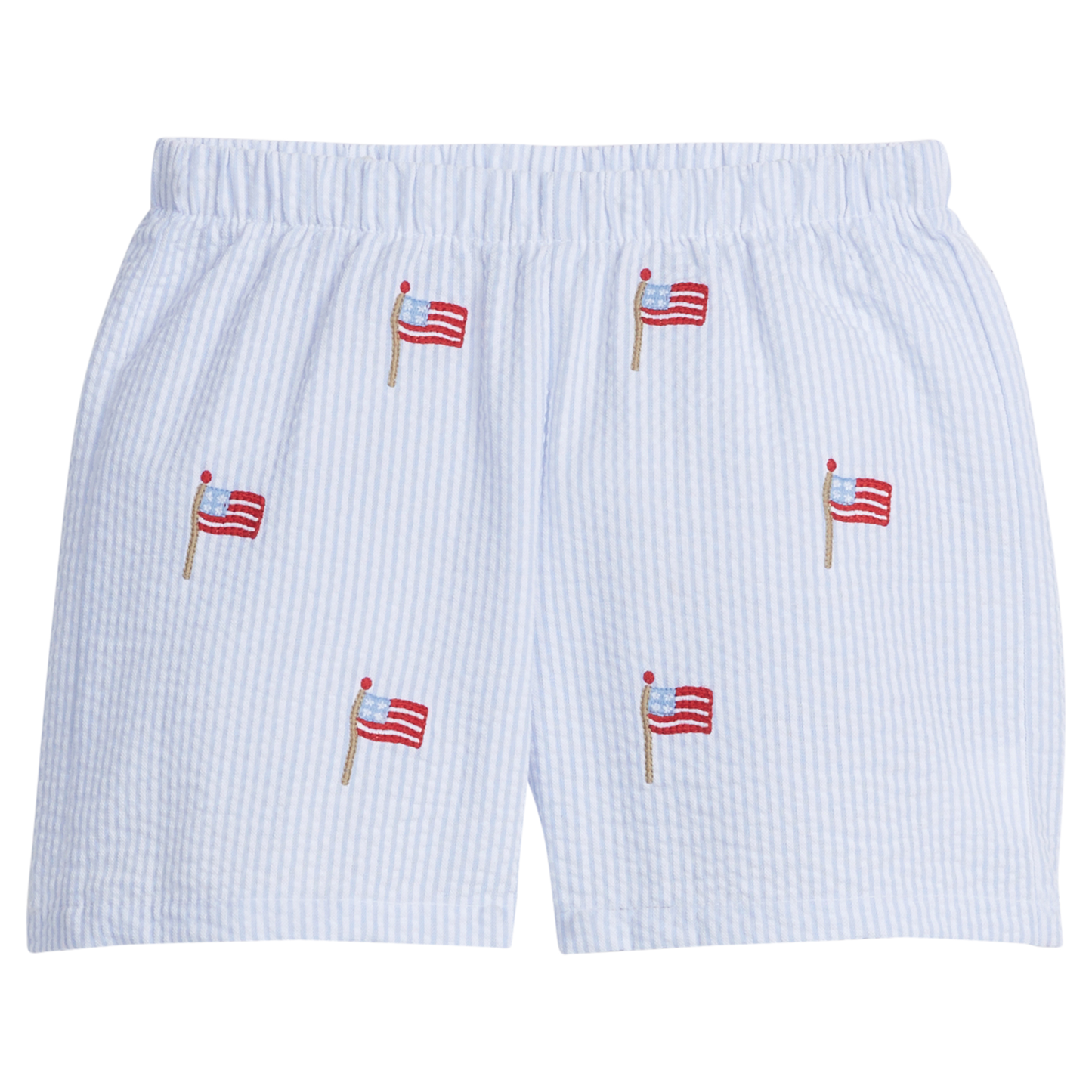 Embroidered Basic Short | Flags