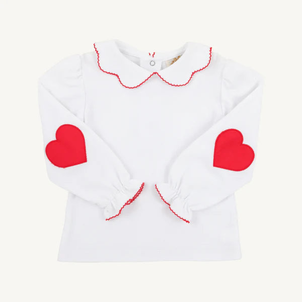 Emma's Elbow Patch Top | Heart