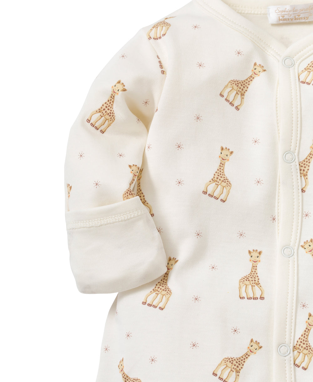 Sophie la Girafe Print Converter Gown - Ecru