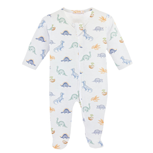 Baby Dinos Zipped Footie