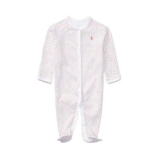 Floral Cotton Overall | White Multi Floral/White