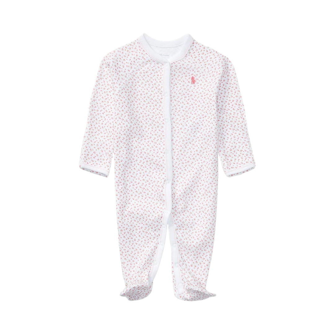 Floral Cotton Overall | White Multi Floral/White