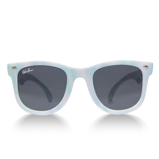Polarized Tie Dye Sunglasses | Blue/Green