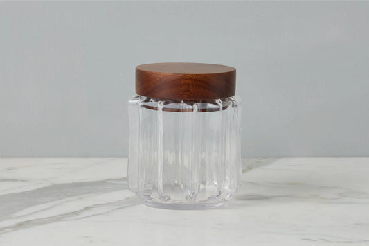 Fluted Glass Canister | 2 sizes