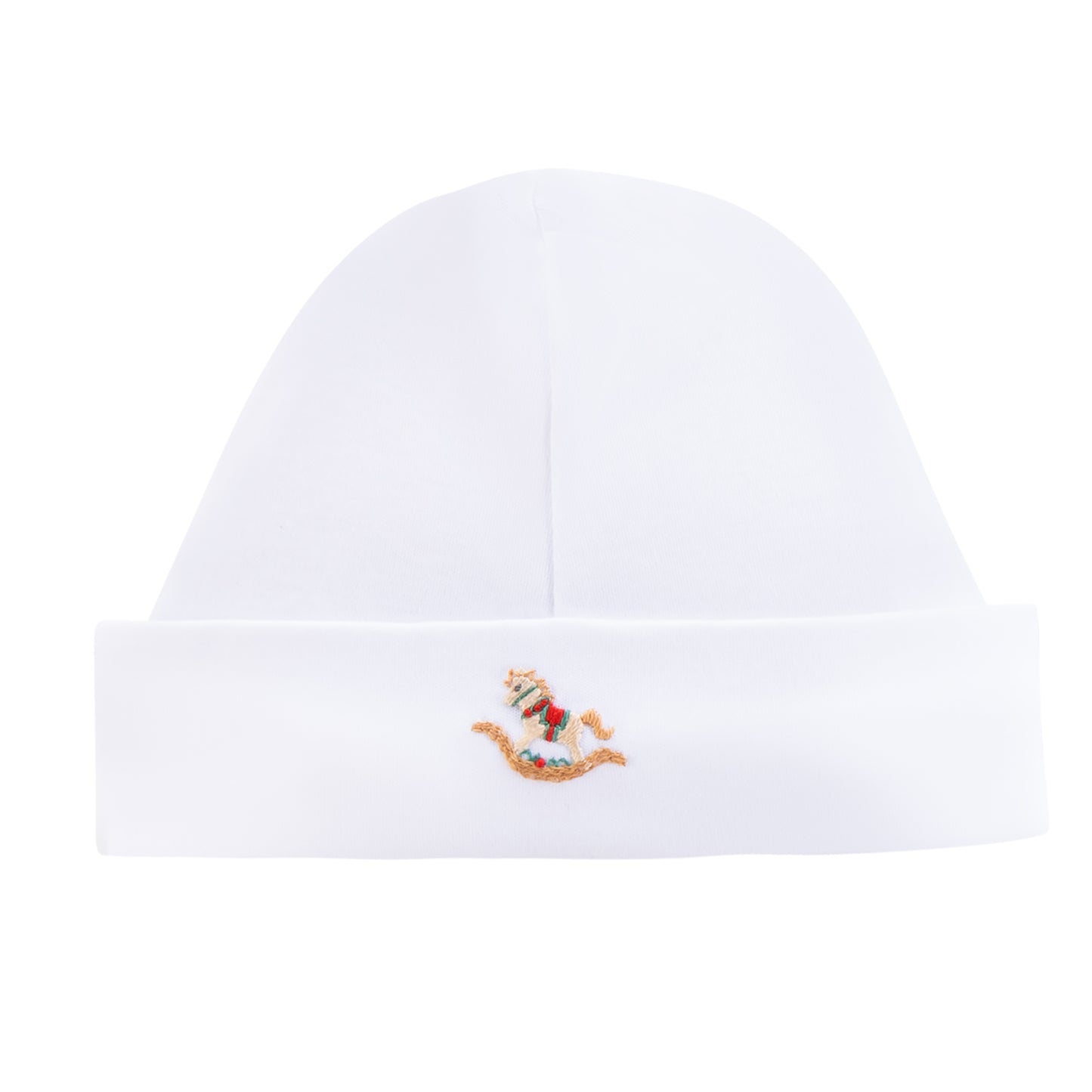 Christmas Rocking Horse Embroidered Beanie Hat