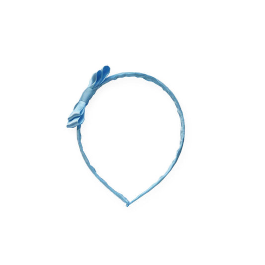 Audrey Satin Headband | Light Blue