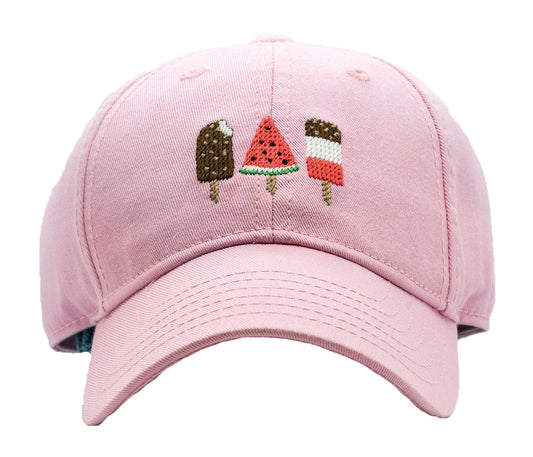 Kids Ice Cream Pops Baseball Hat | Light Pink