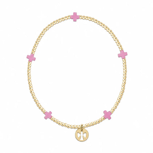 egives to camp kesem signature cross bracelet