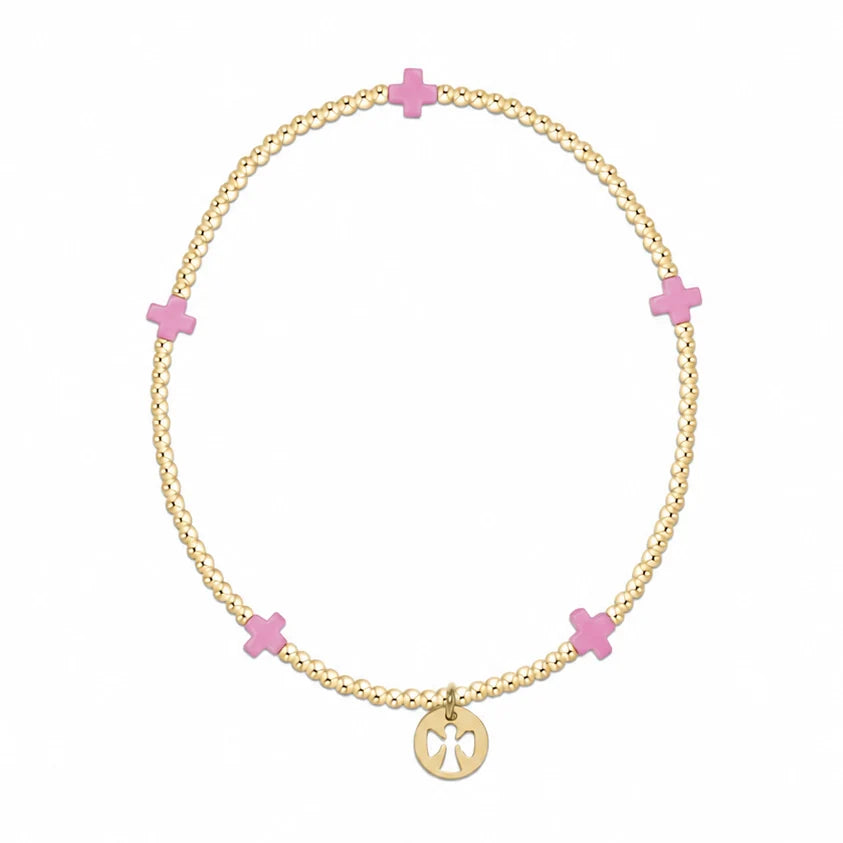 egives to camp kesem signature cross bracelet