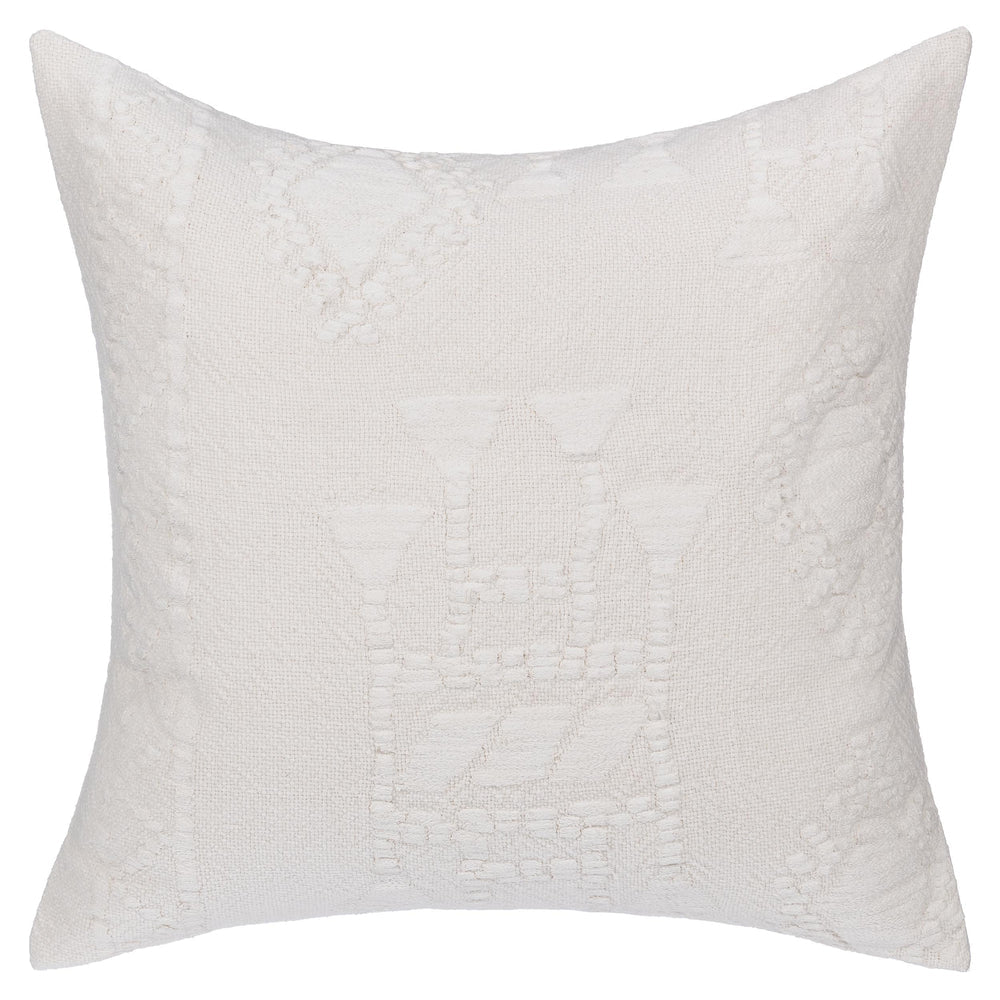 Abbey Pillow | Ivory | 22"