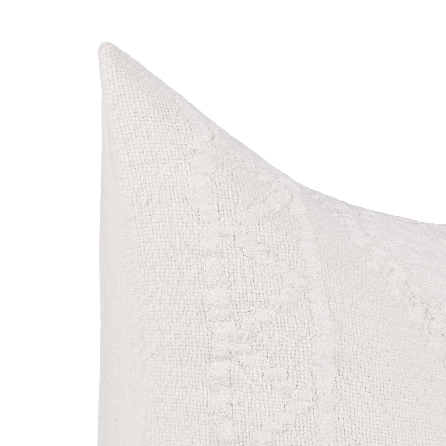 Abbey Pillow | Ivory | 22"