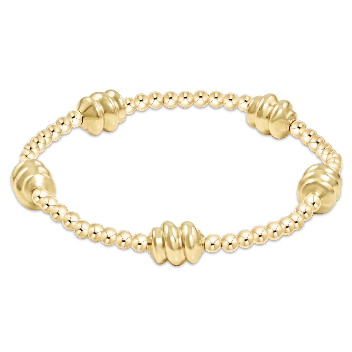 Admire Gold 3mm Bead Bracelet | Gold