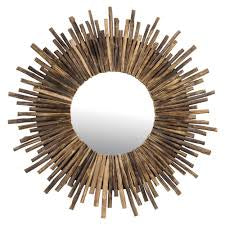 43" Twig Sunburst Mirror (Natural)