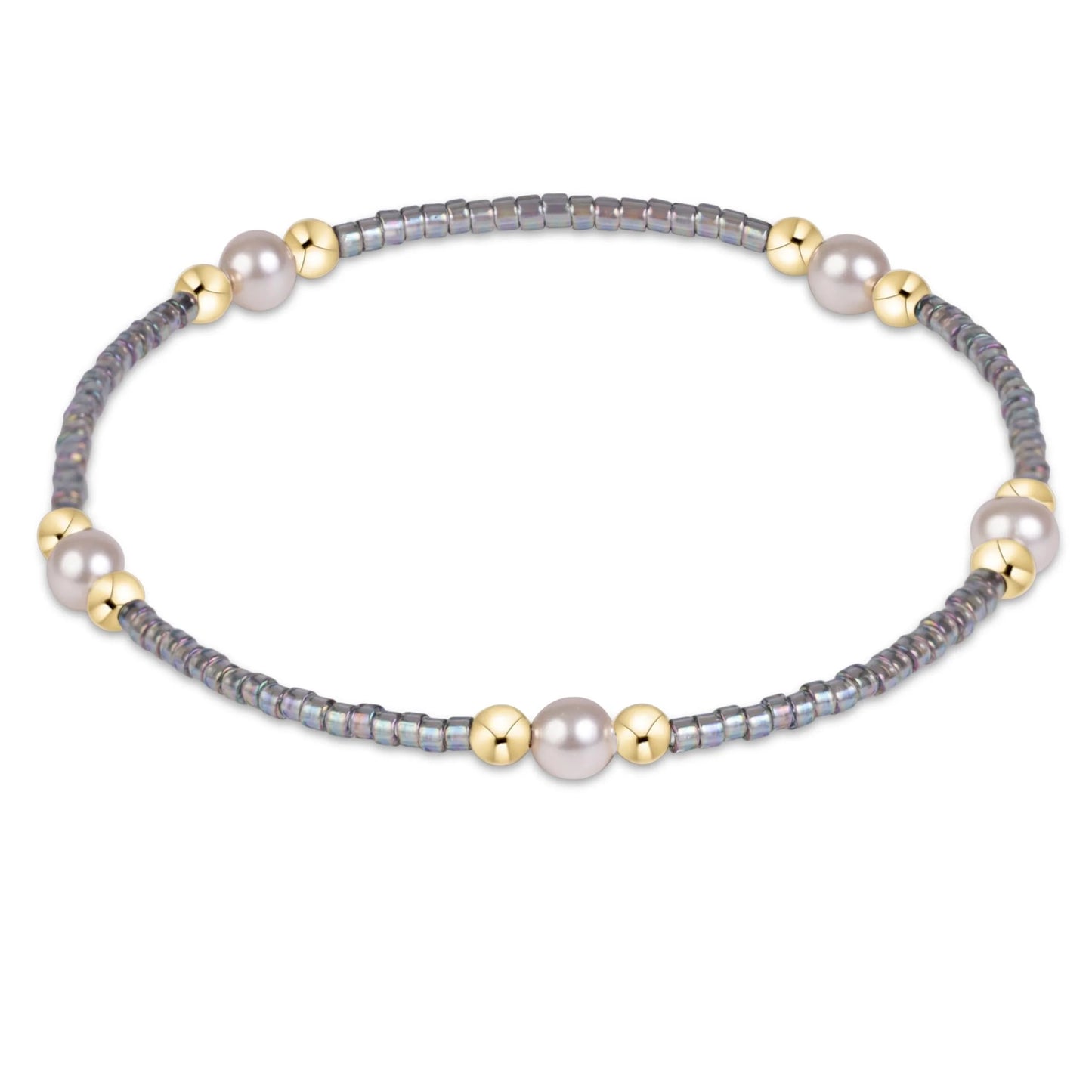 hope purpose pearl bracelet | morning mist