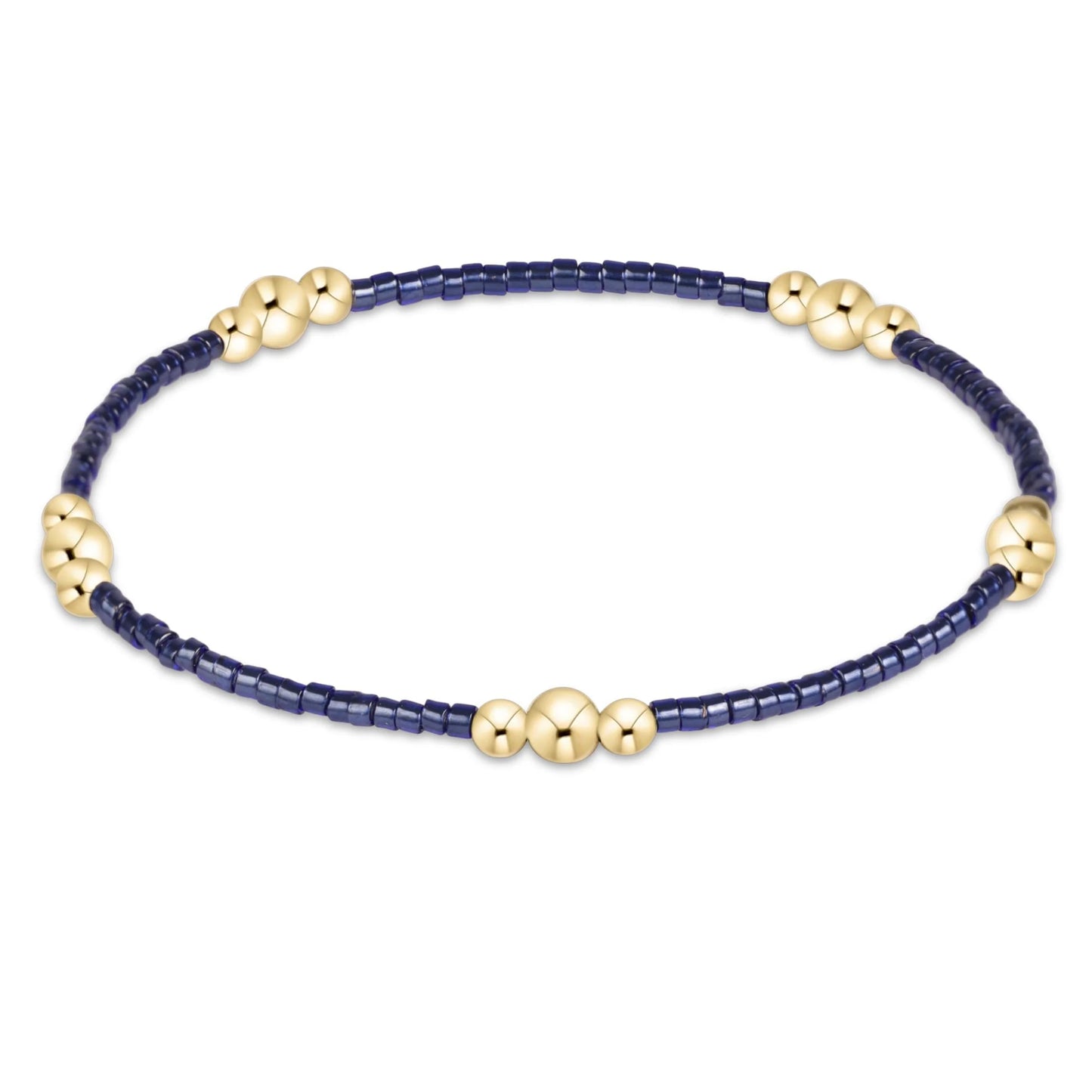 hope purpose gold bracelet | navy