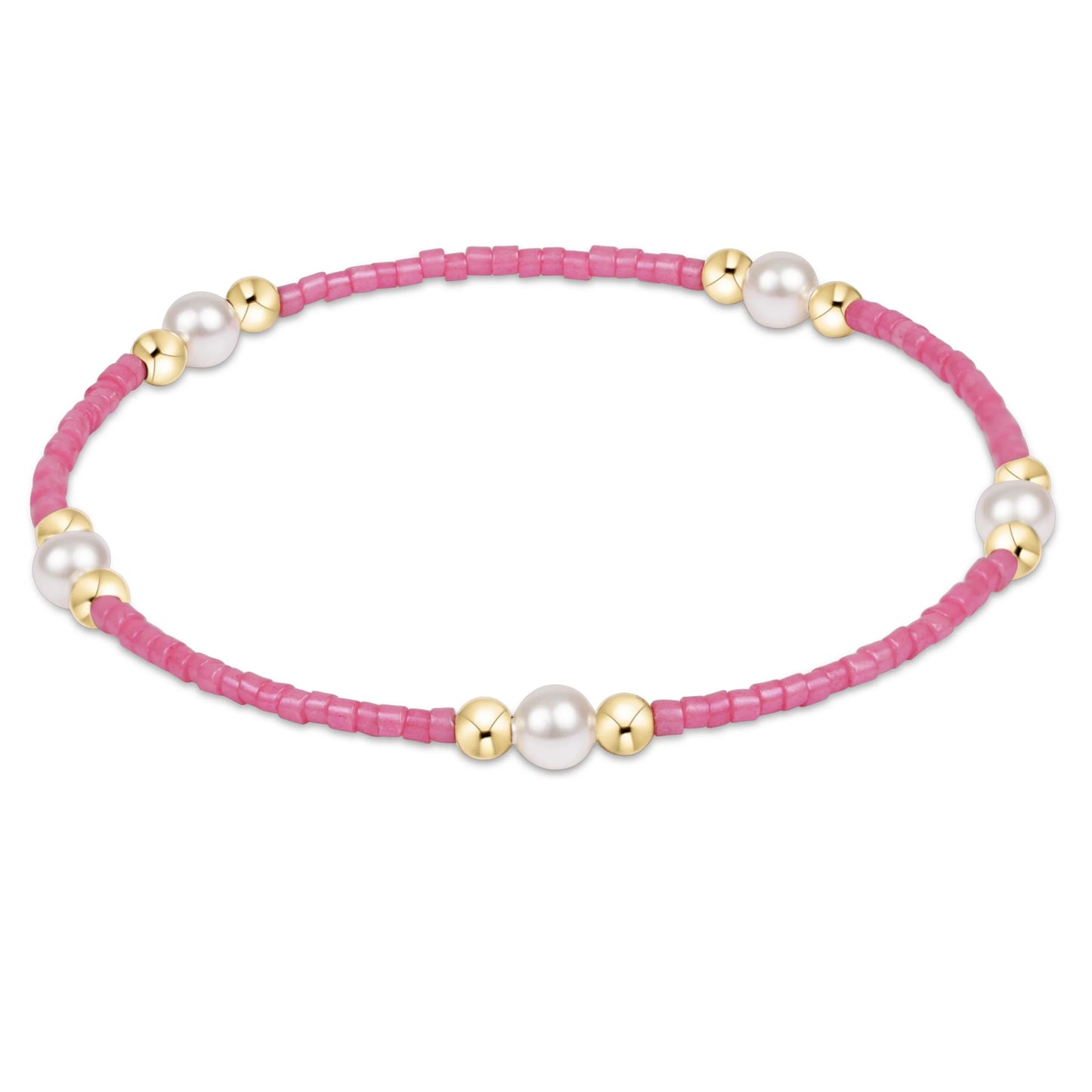 hope purpose pearl bracelet | bubblegum