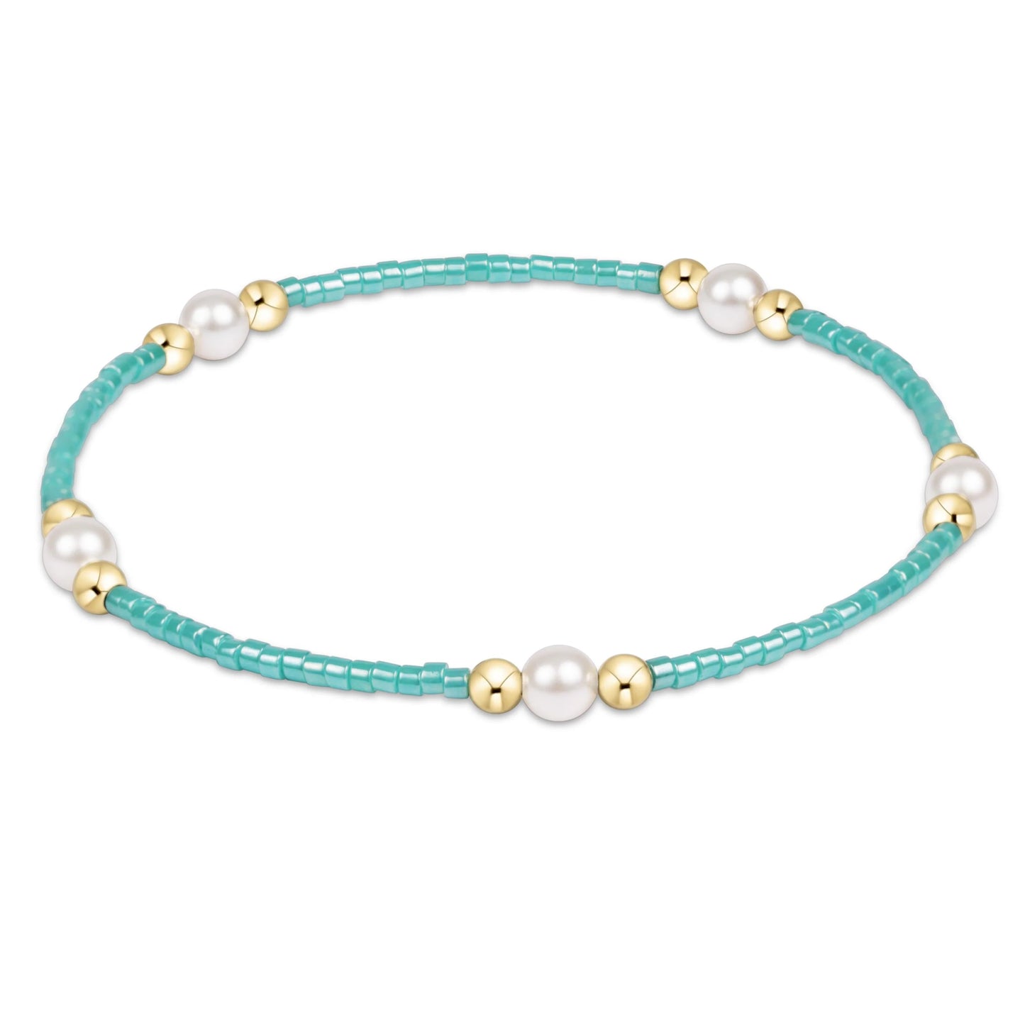 hope purpose pearl bracelet | sea glass