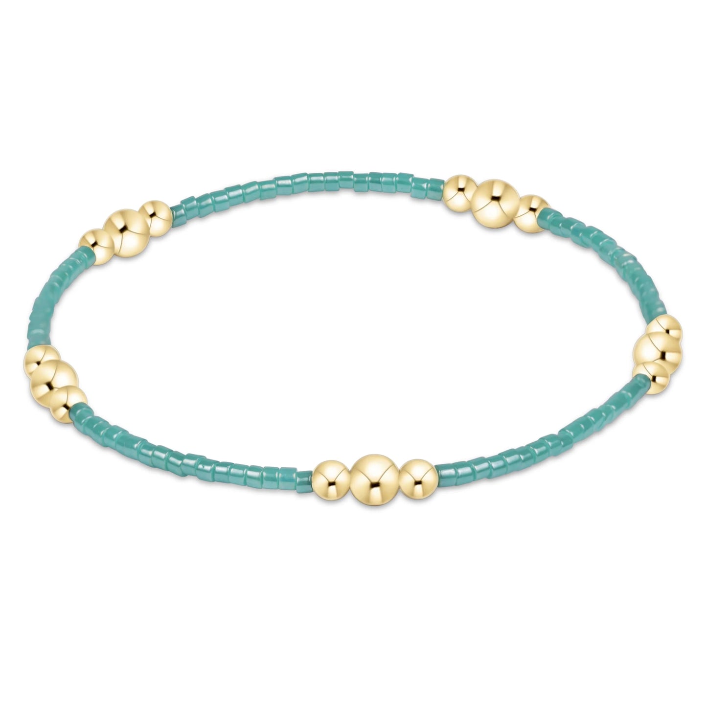 hope purpose gold bracelet | sea glass
