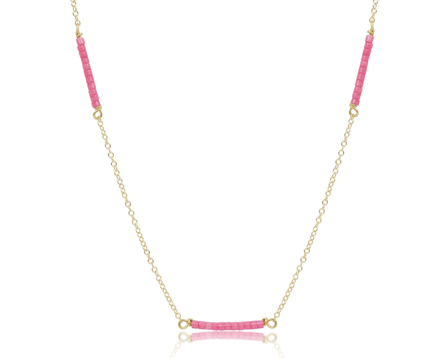 15" choker simplicity chain gold - hope bliss | bubblegum