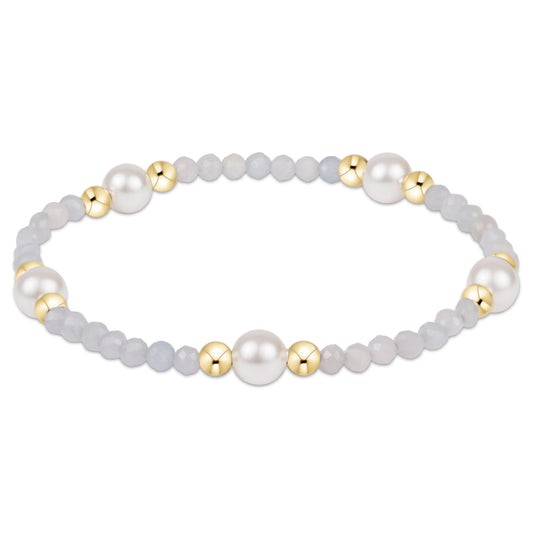 Purpose Pearl 6mm Gemstone Bracelet | Aquamarine